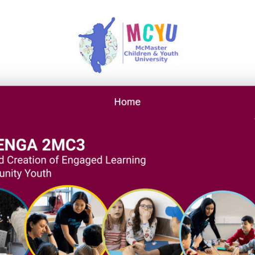 Accessible MCYU website The header and a banner on the MCYU website.
